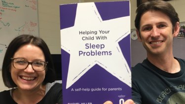 Dr Michael Gradisar with co-author Rachel Hiller.