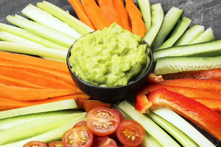 Use Guacamole With Veggie Sticks