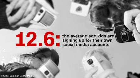 What&#39;s the average age when kids get a social media account?