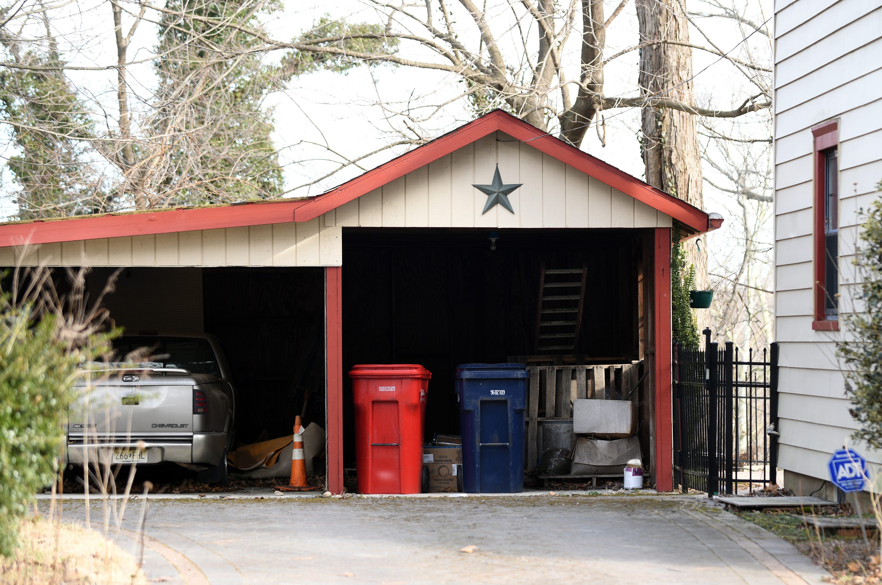 A roadside memorial was on display outside the Bridgeton home of 2-year-old Daniel Griner Jr. on Thursday, Feb. 14, 2019. Authorities say his burned and dismembered remains were found in a purse and trash bags underneath a shed at the family's home on Woodland Drive.