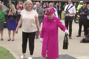 the queen news latest elizabeth ii cambridge plants tree england royal today video uk