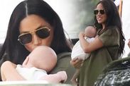 archie harrison pictures meghan markle royal family news prince harry polo