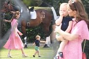 kate middleton prince louis prince harry prince william polo royal family news