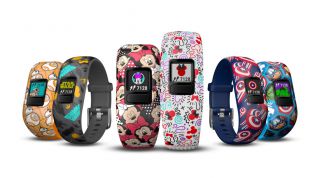 The Garmin Vivofit Jr. 2 comes in a number of different themes, including Star Wars, Marvel and Minnie Mouse. Image credit: Garmin&nbsp;
