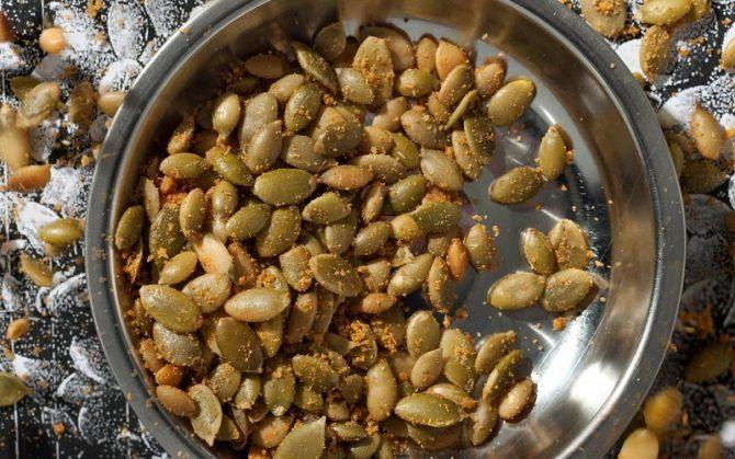 nacho cheese pumpkin seeds