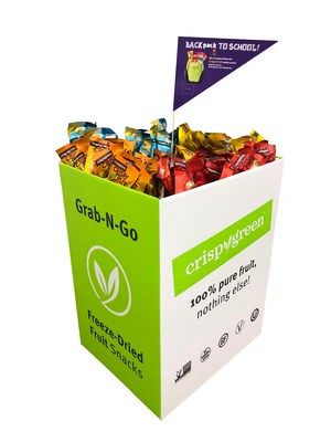 Several retailers will be featuring the backpack offer with a new Grab-n-Go display that invites consumers to try out single-size serving bags.