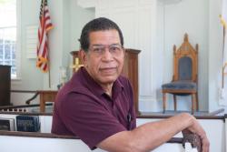 Rev. Ernest Belisle, the new pastor of the Chilmark Community Church, grew up in Belize.