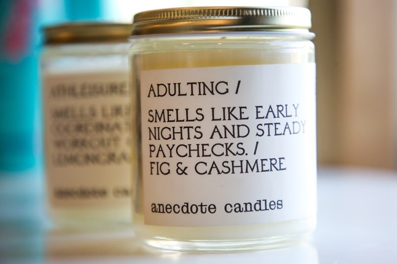 Self-care products – candle