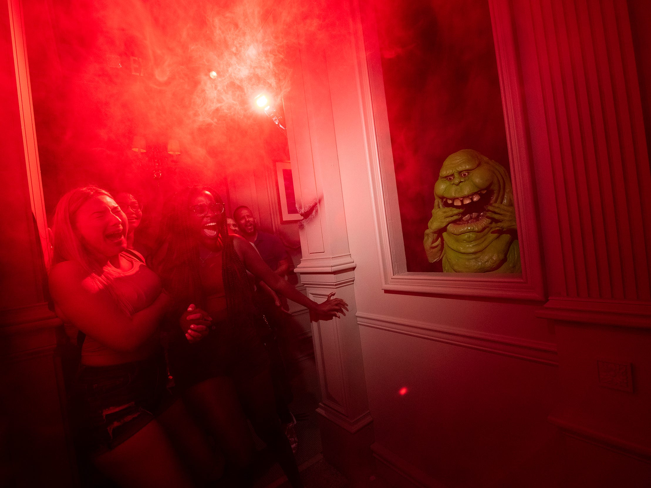 Ghostbusters Halloween Horror Night House at both Universal parks- Universal Studios