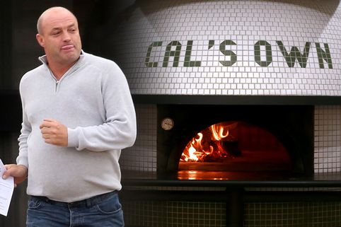 Stephen Grieves (pictured) pleaded guilty at North Tyneside Magistrates Court, to assaulting Cal's Own pizza restaurant owner Calvin Kitchin