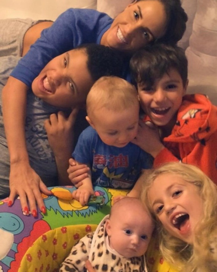  Katie with Harvey, Junior, Jett and Princess