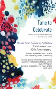 invitation to 40th Anniversary