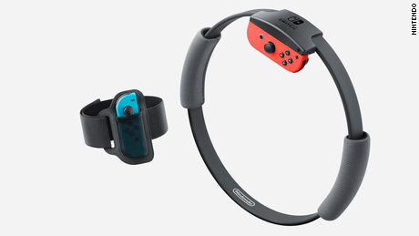 Nintendo&#39;s new leg strap and Ring-Con fitness accessories help turn gaming into excercise.