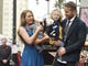 Actor Ryan Reynolds poses with his wife, actress Blake
