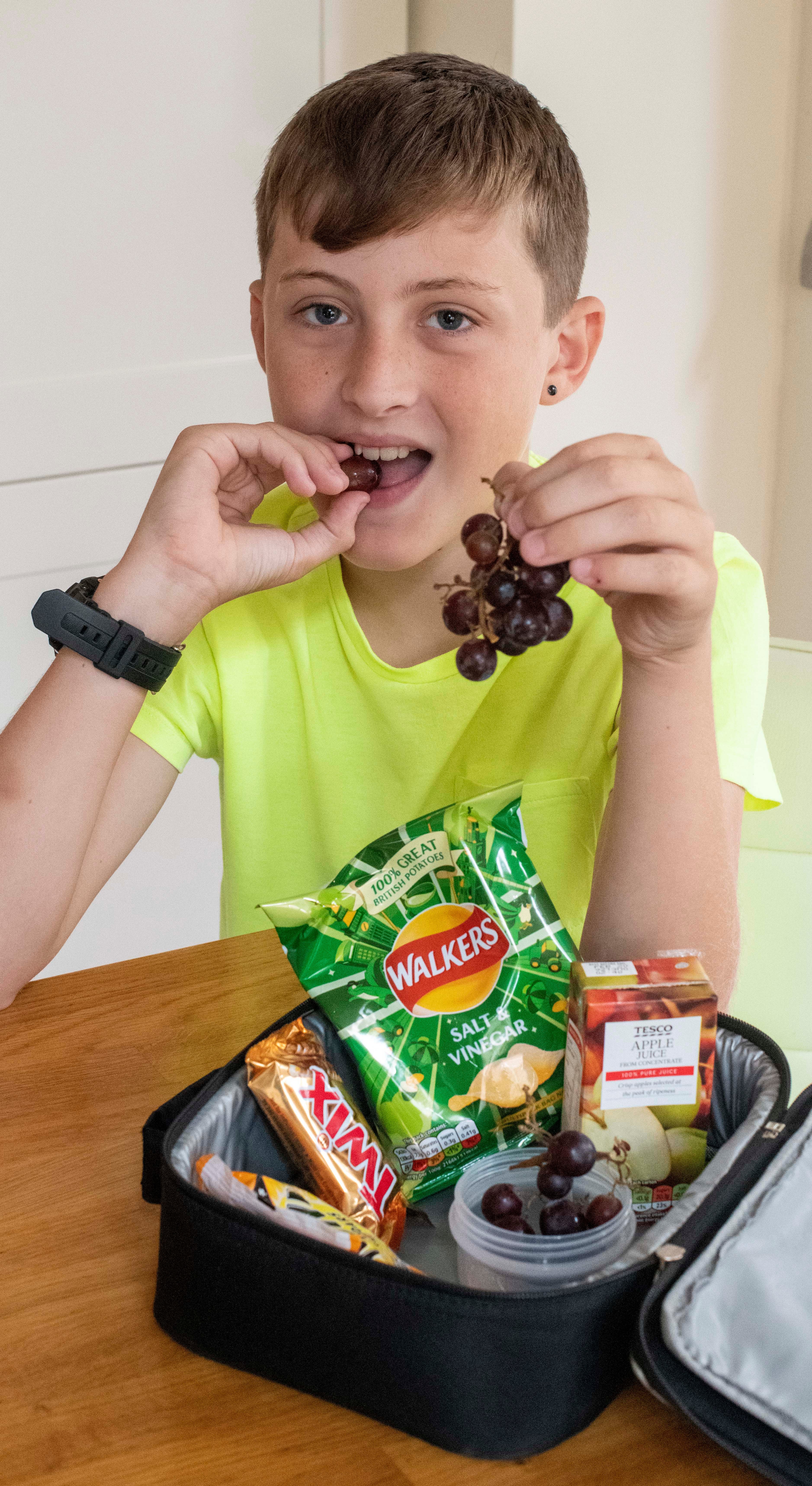  George Davidson, 11, has struggled to eat since he was a baby and was only diagnosed with ARFID when he was eight