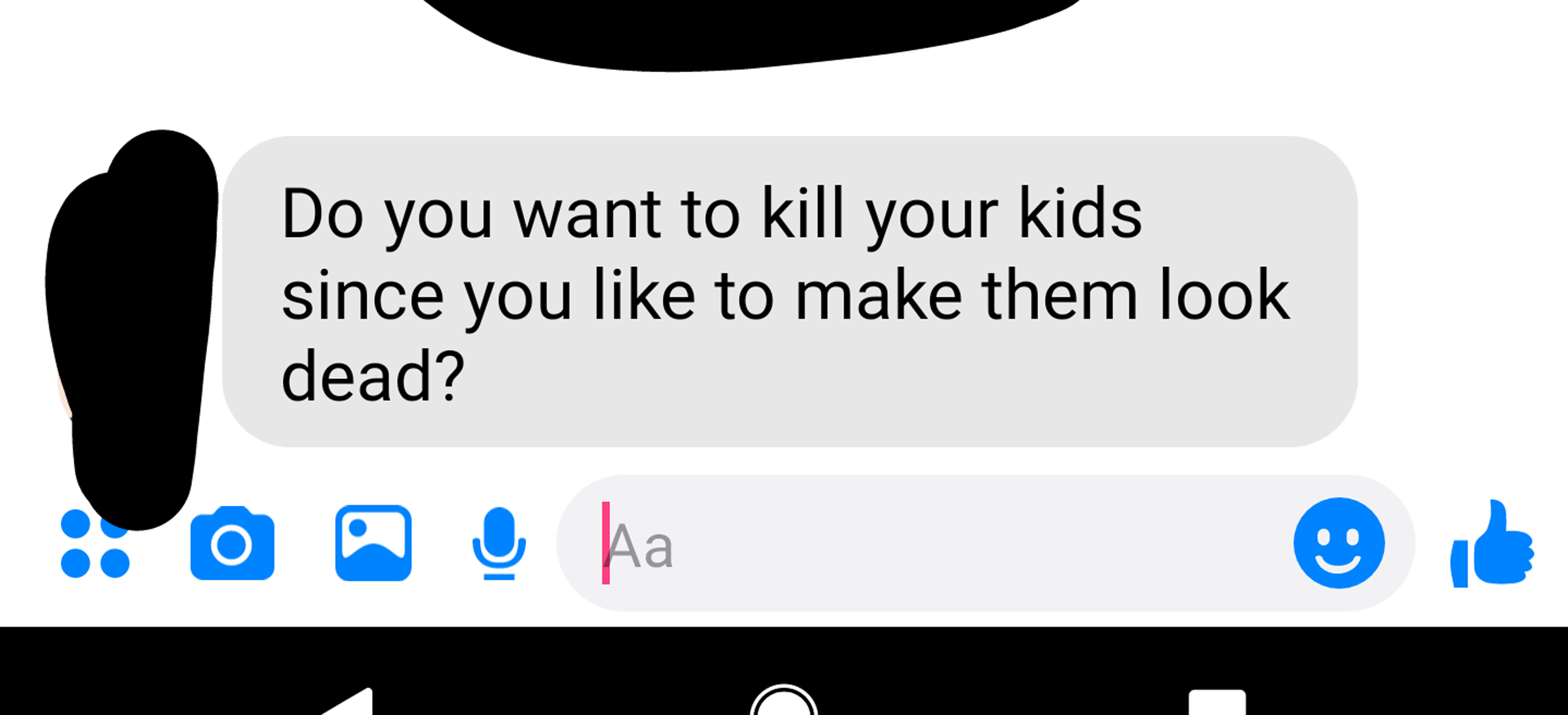  Above, just some of the comments from trolls who said Carlee 'should die'