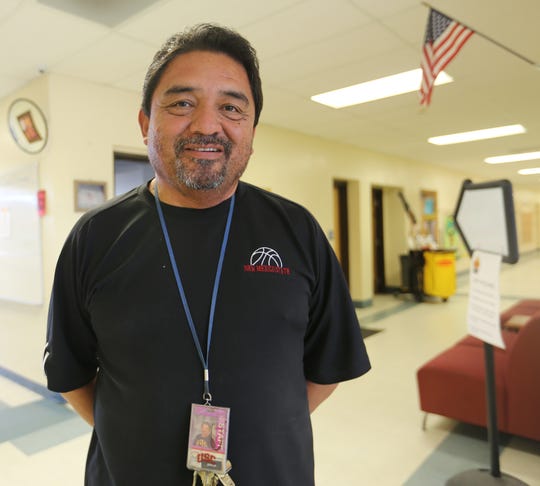 Physical Education Teacher Tommy Esparza at Central Elementary School, Wednesday Oct. 9, 2019.