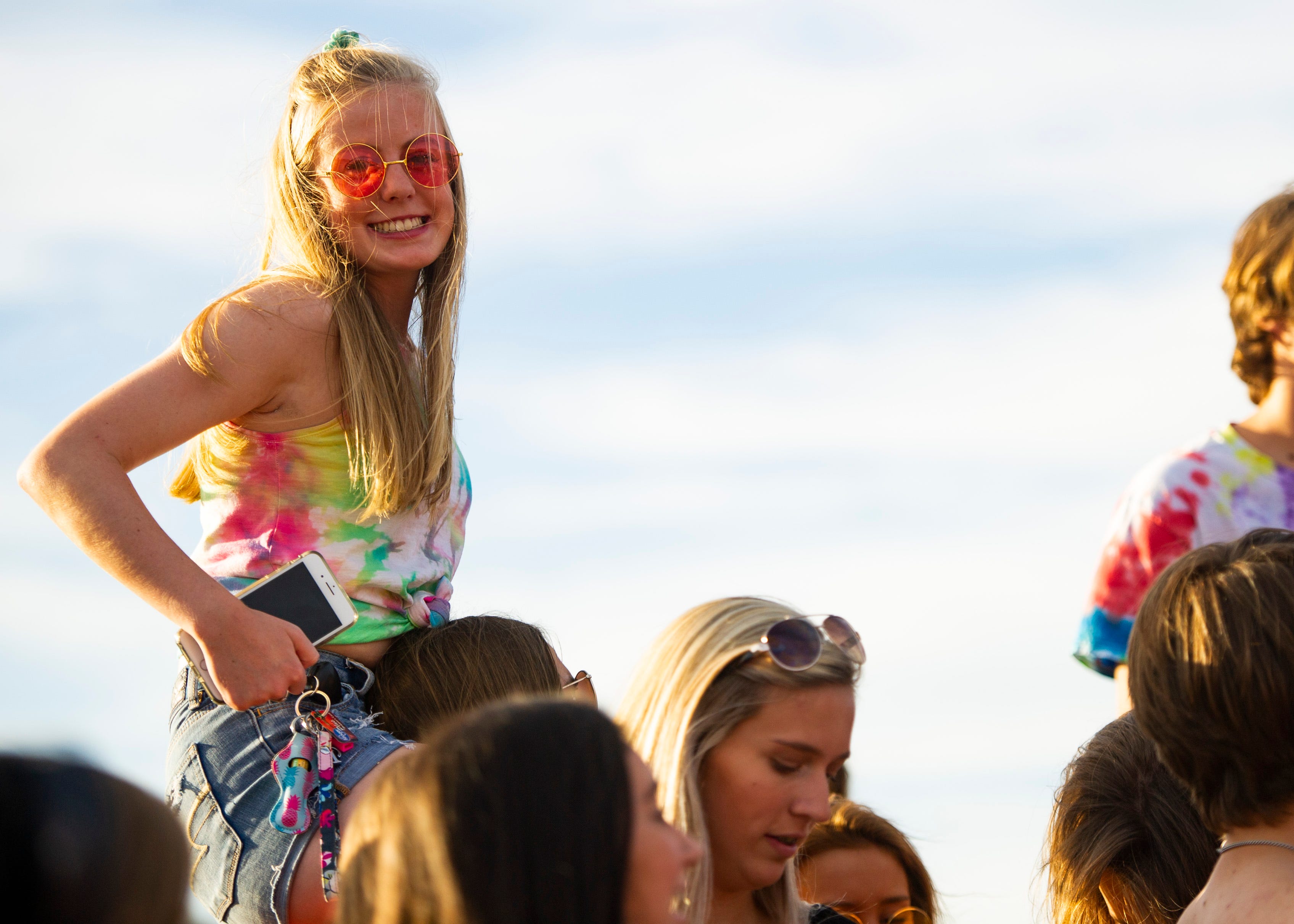 during the Halls and Central high school football game on Friday, October 4, 2019 at Halls High School.