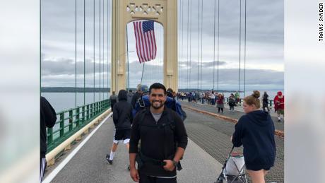 A Marine veteran walked over 800 miles in 42 days for veteran suicide awareness