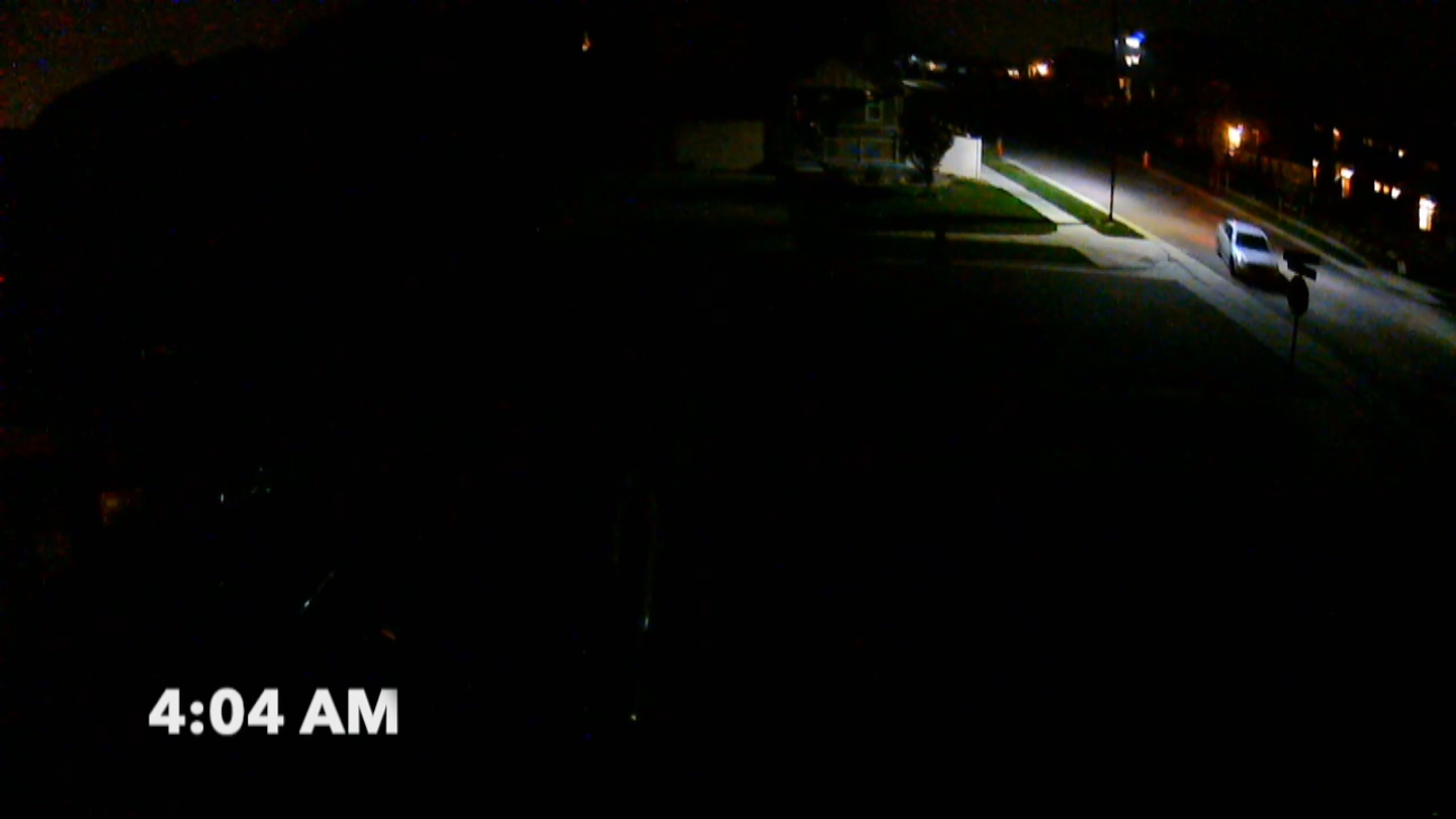 Erie break ins surveillance ring video suspect vehicle