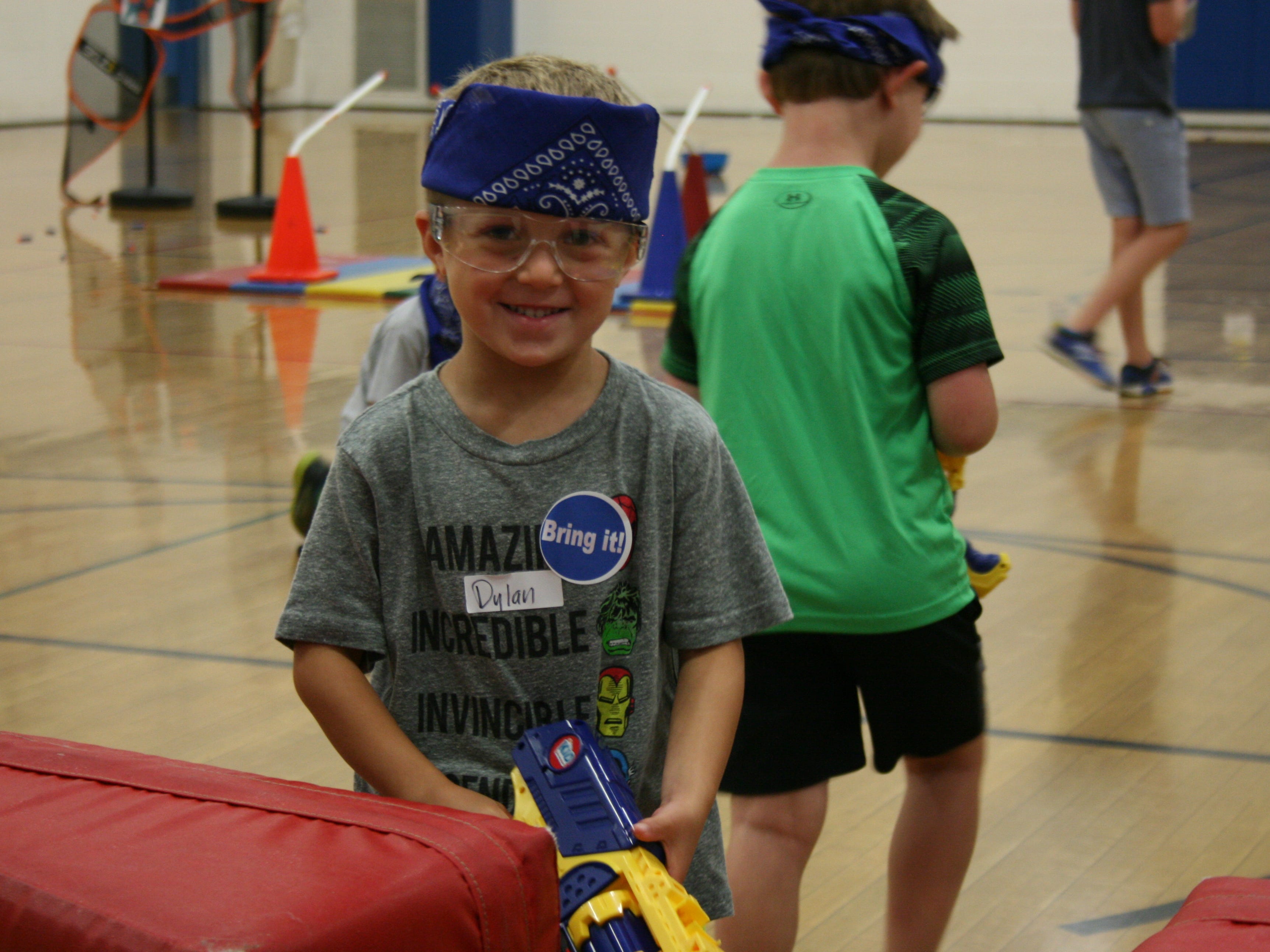 Kids at the York JCC enjoying an activity during one of the classes.