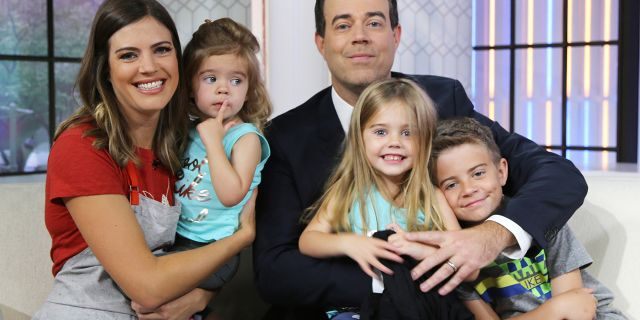 From left: Siri Daly, London Rose, Carson Daly, Etta Jones, and Jackson James on Thursday, June 8, 2017 -- (Photo by: Zach Pagano/NBC/NBCU Photo Bank via Getty Images)