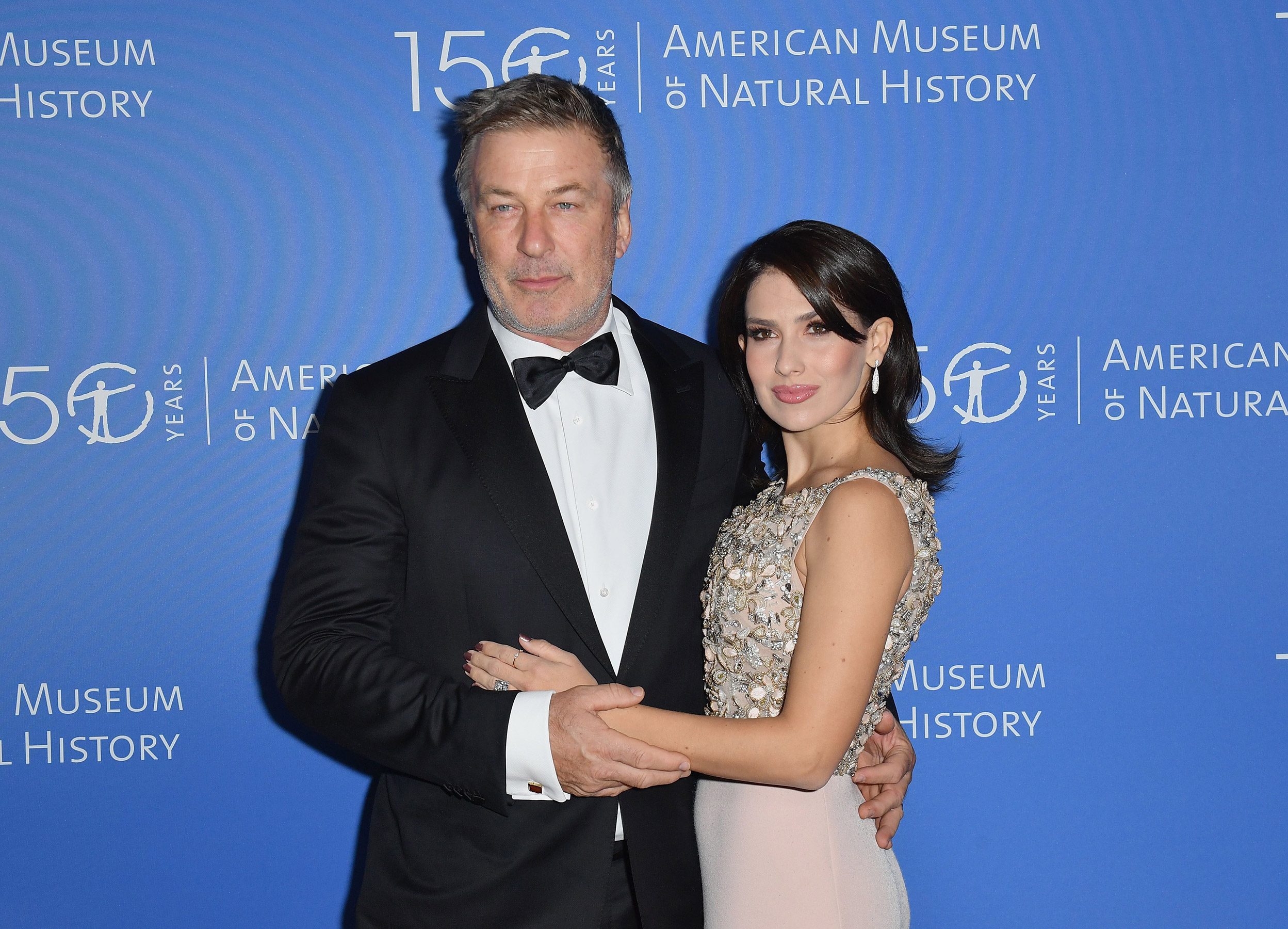 Alec (L) and Hilaria Baldwin at the American Museum of Natural History's 2019 Museum Gala