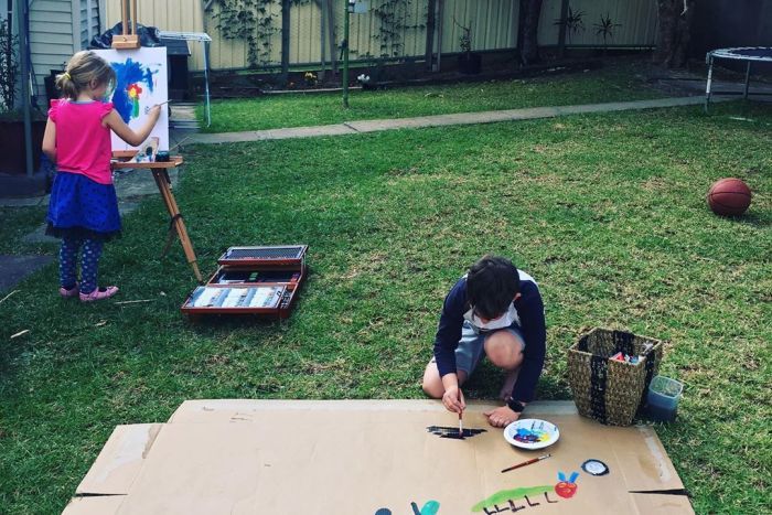 childhood, painting, 