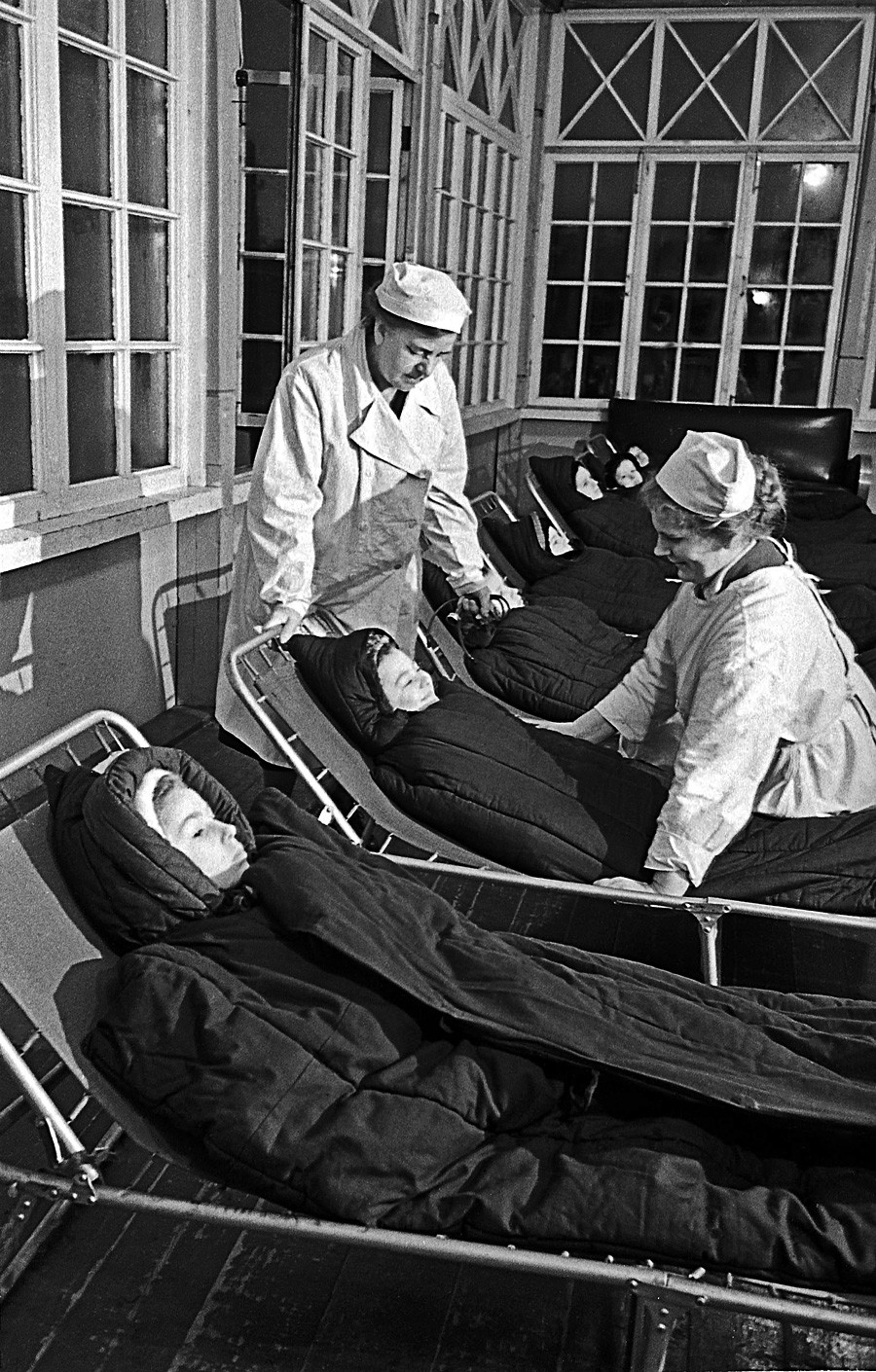 Children in a sanatorium in the Karelian Istmus, USSR, 1959