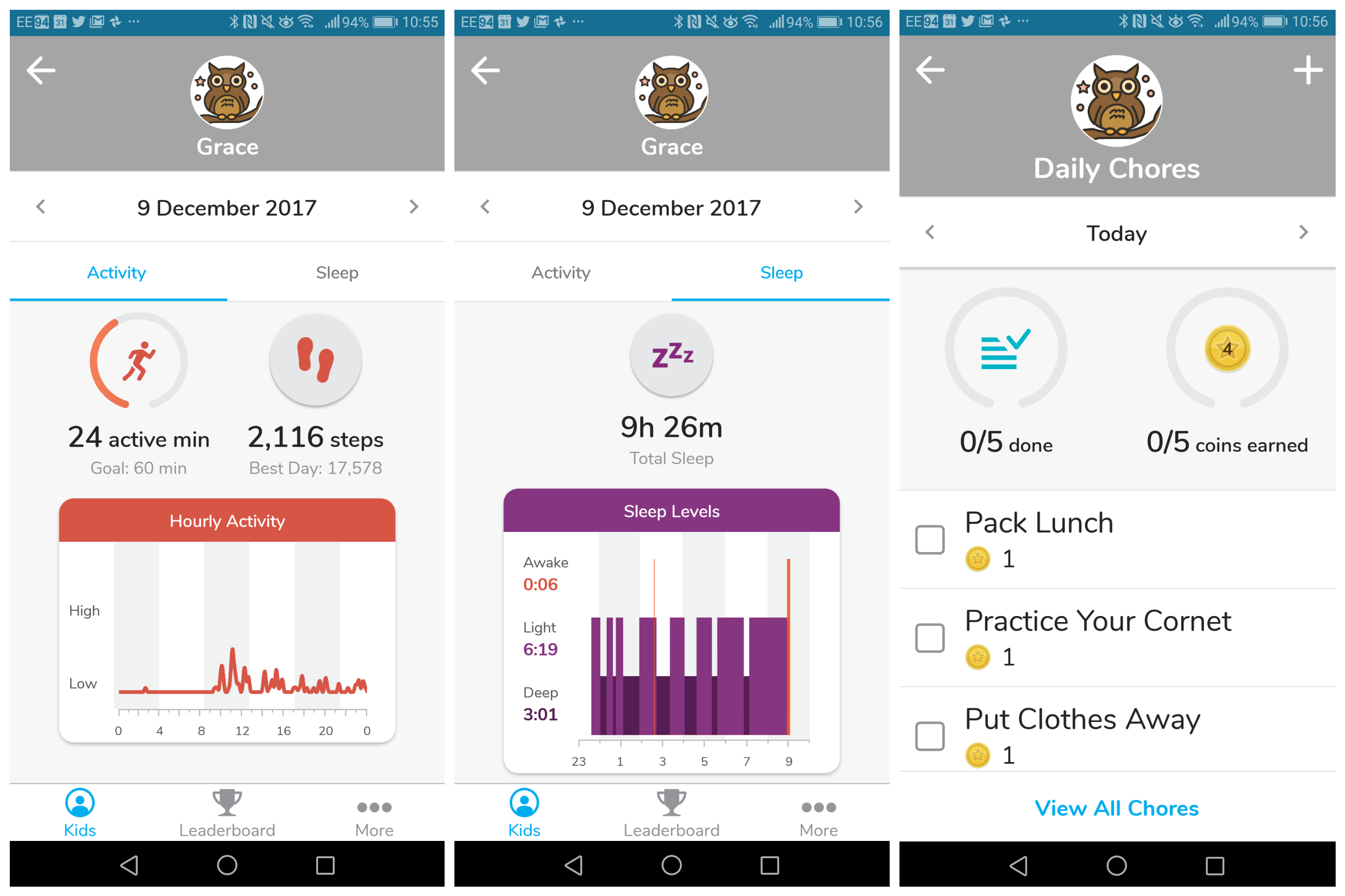 Garmin Vivofit Jr 2 screenshots 1