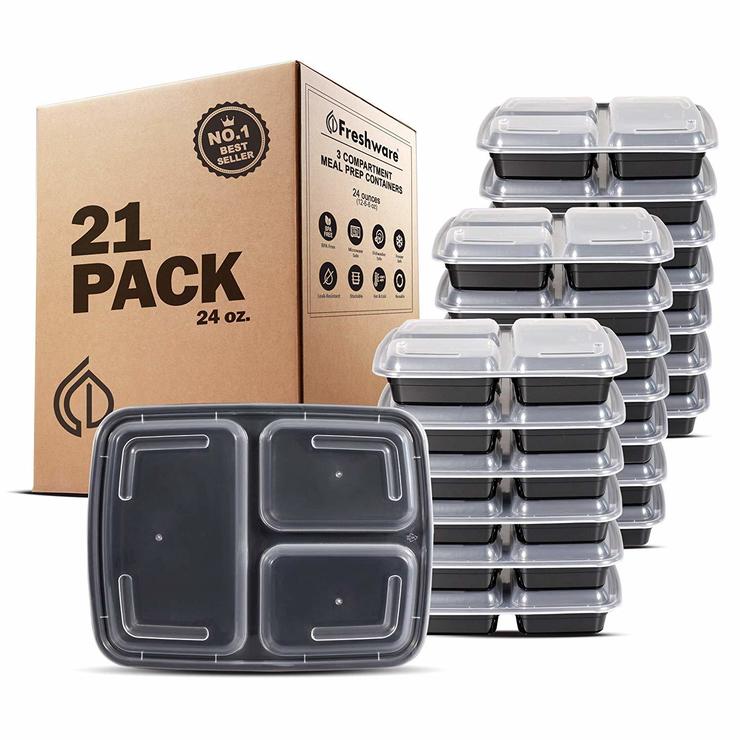 Freshware Meal Prep Containers [21 Pack]