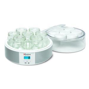 1.31 Qt. 7-Jar White Yogurt Maker with Built-In Timer