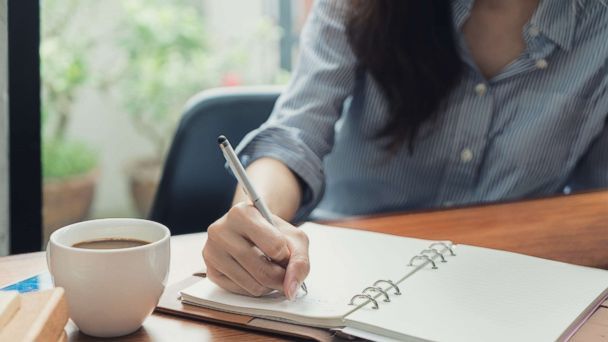 PHOTO: A woman appears to be writing in her journal in this stock photo. (STOCK PHOTO/Getty Images)