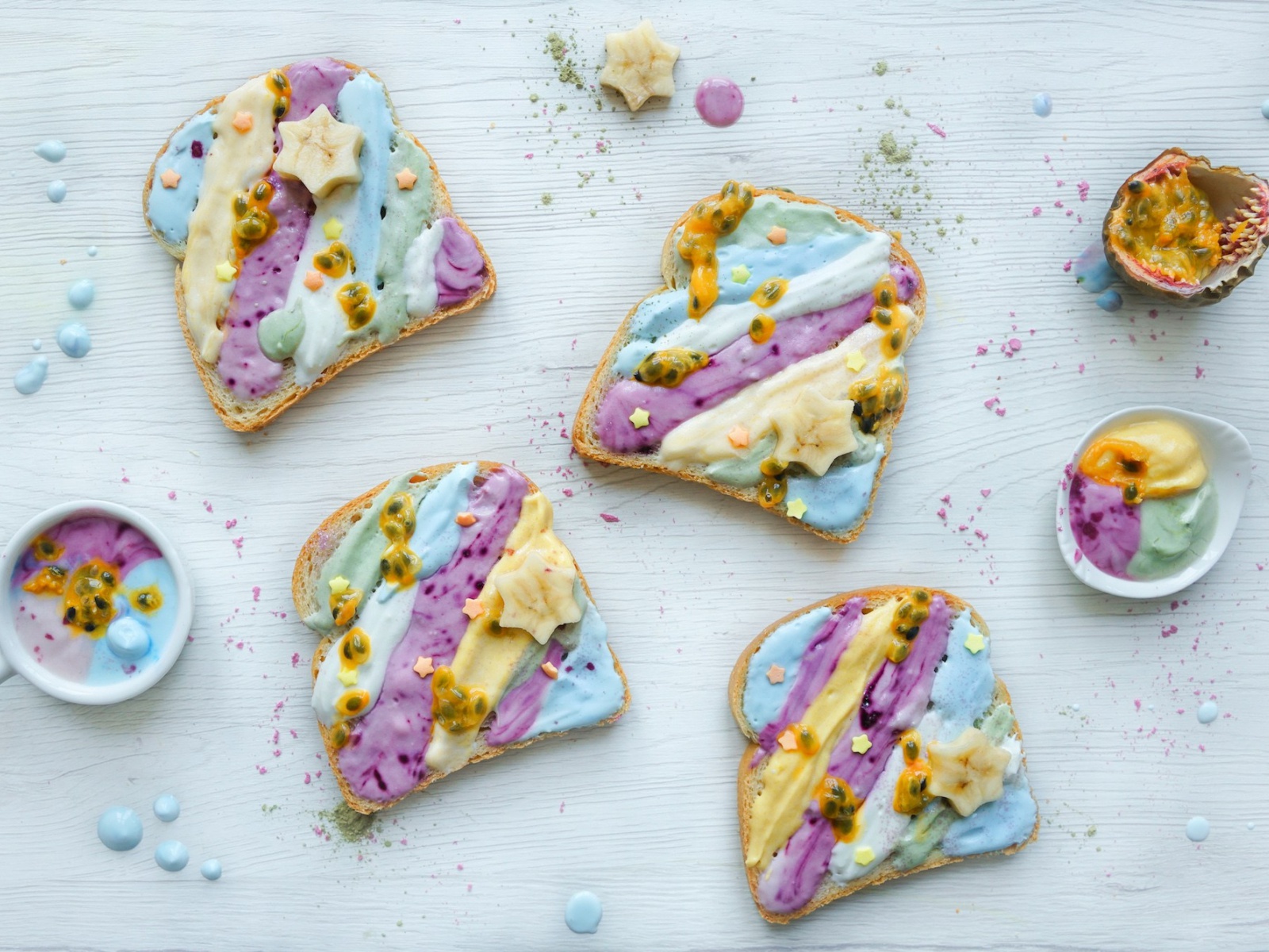 Unicorn Toasts