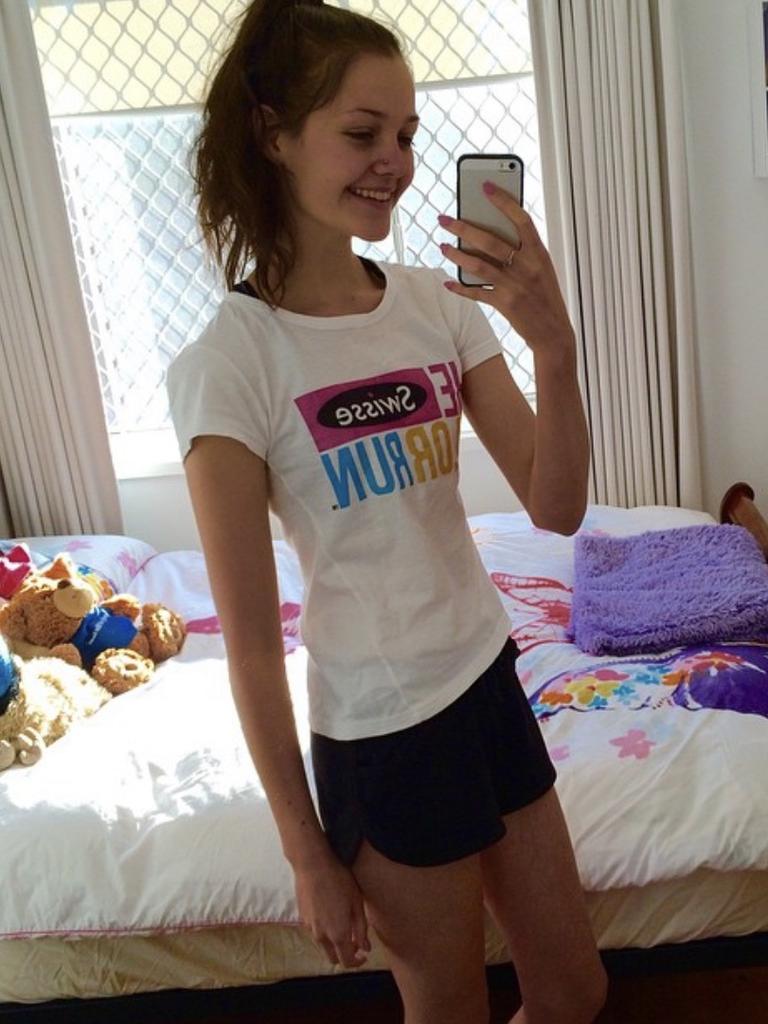 Soon she was eating just 1000 calories a day. Picture: Supplied Soon she was eating just 1000 calories a day. Picture: Supplied