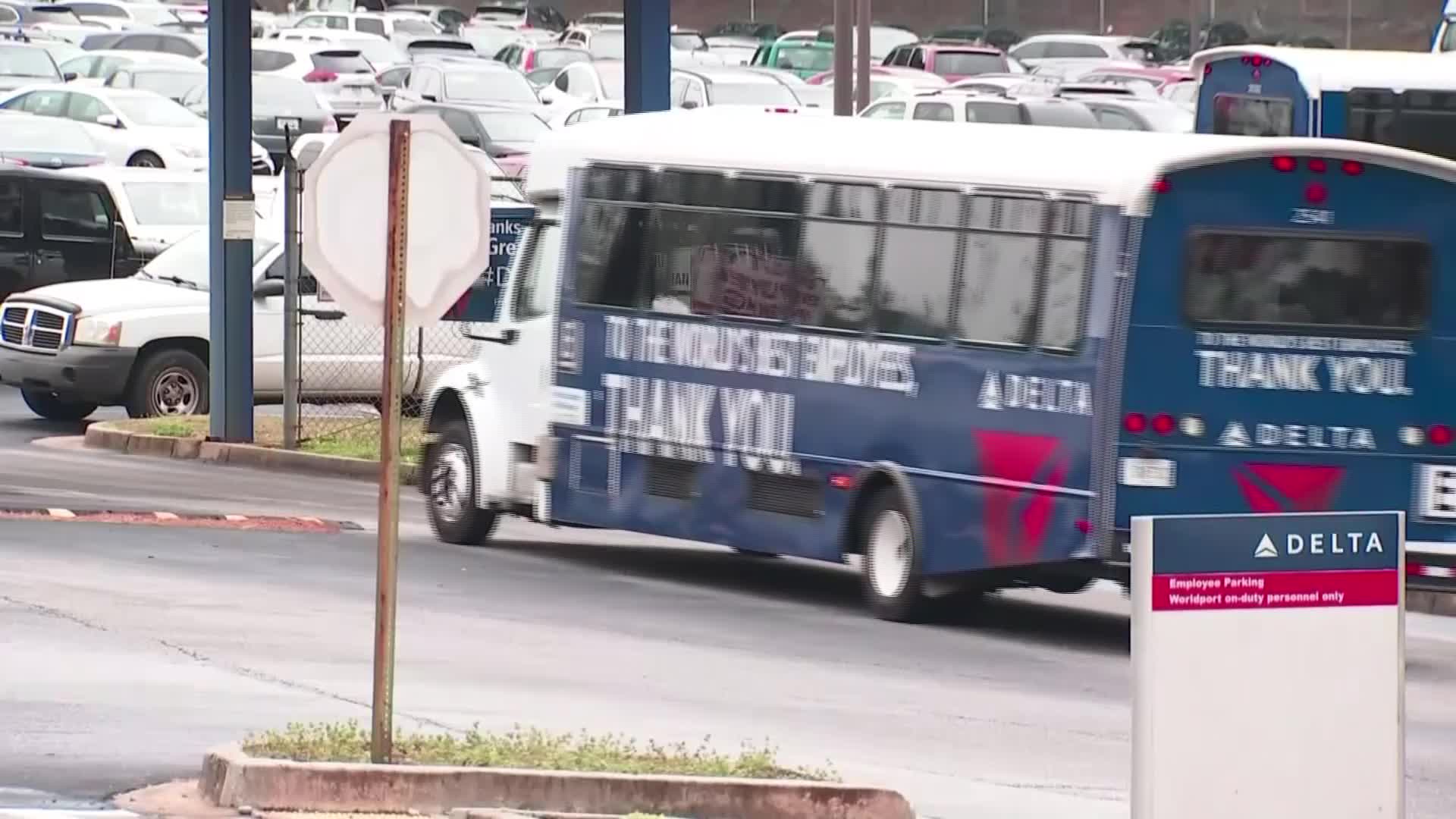 Thumbnail for the video titled "Delta Air Lines worker fatally shot near Atlanta airport"