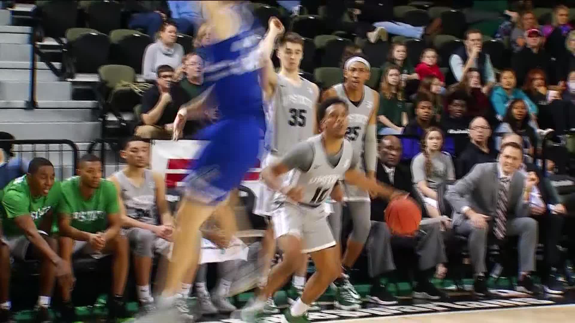 Thumbnail for the video titled "USC Upstate Pulls Away to Beat UNCA, 80-63"