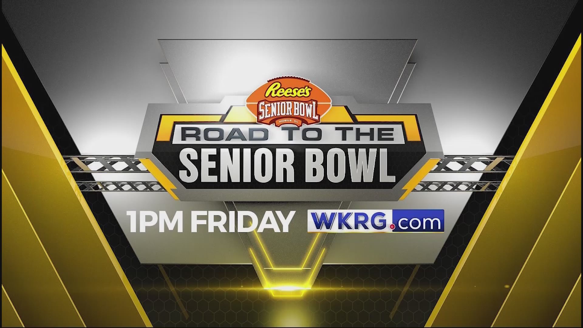 Thumbnail for the video titled "Road to the Senior Bowl 2020"