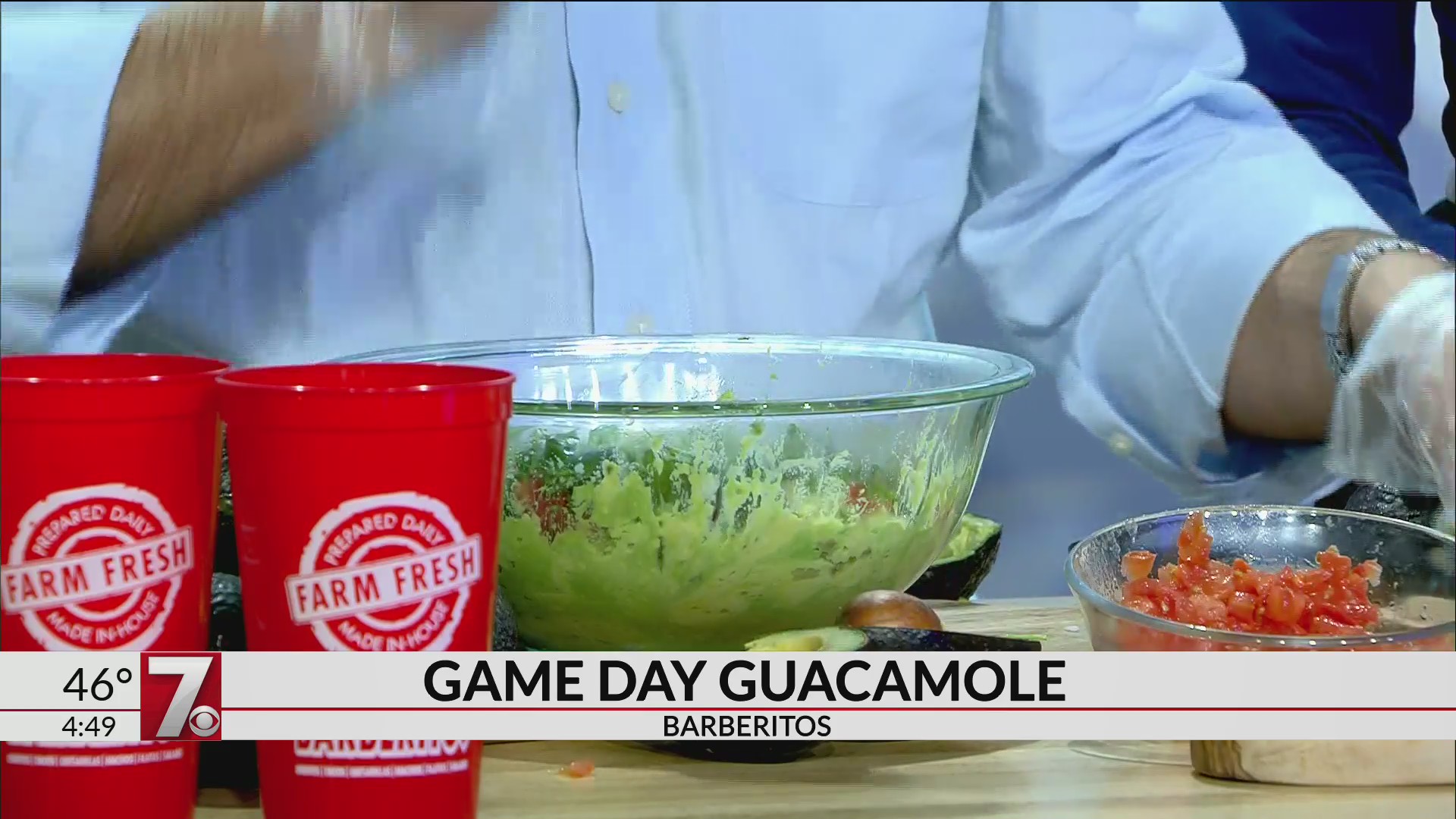 Thumbnail for the video titled "#7Food: Game Day Guacamole"