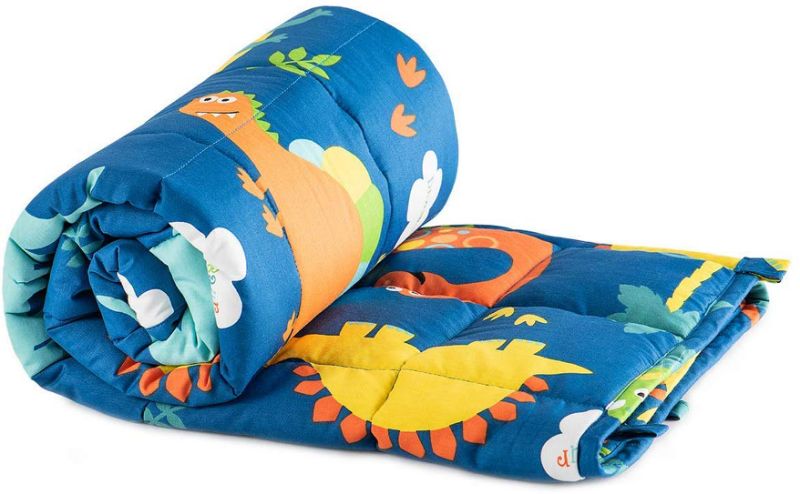 Treat your little one to a dino-mite weighted blanket. (Photo: Amazon)