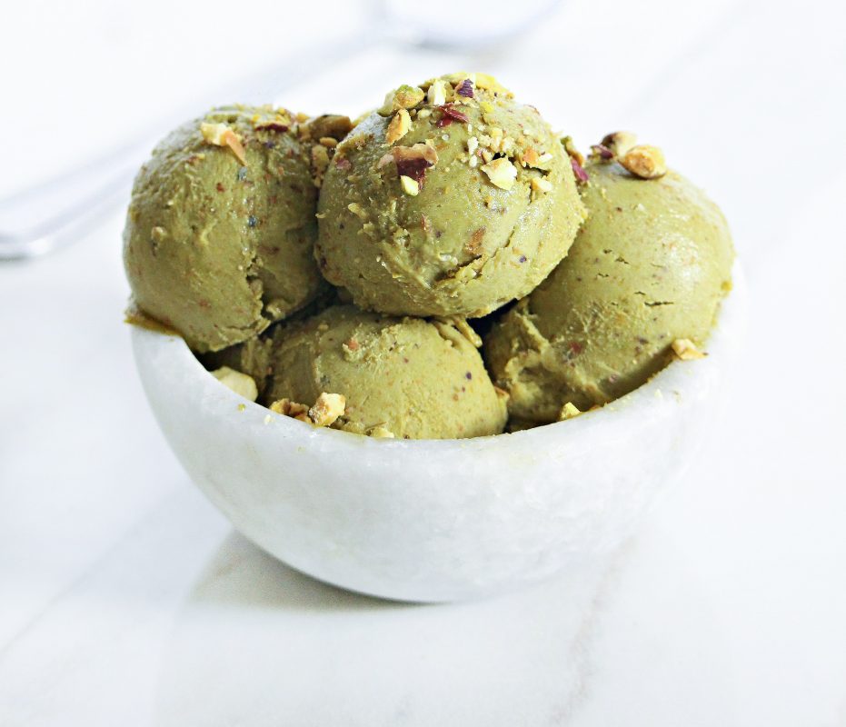 Pistachio Avocado Ice Cream