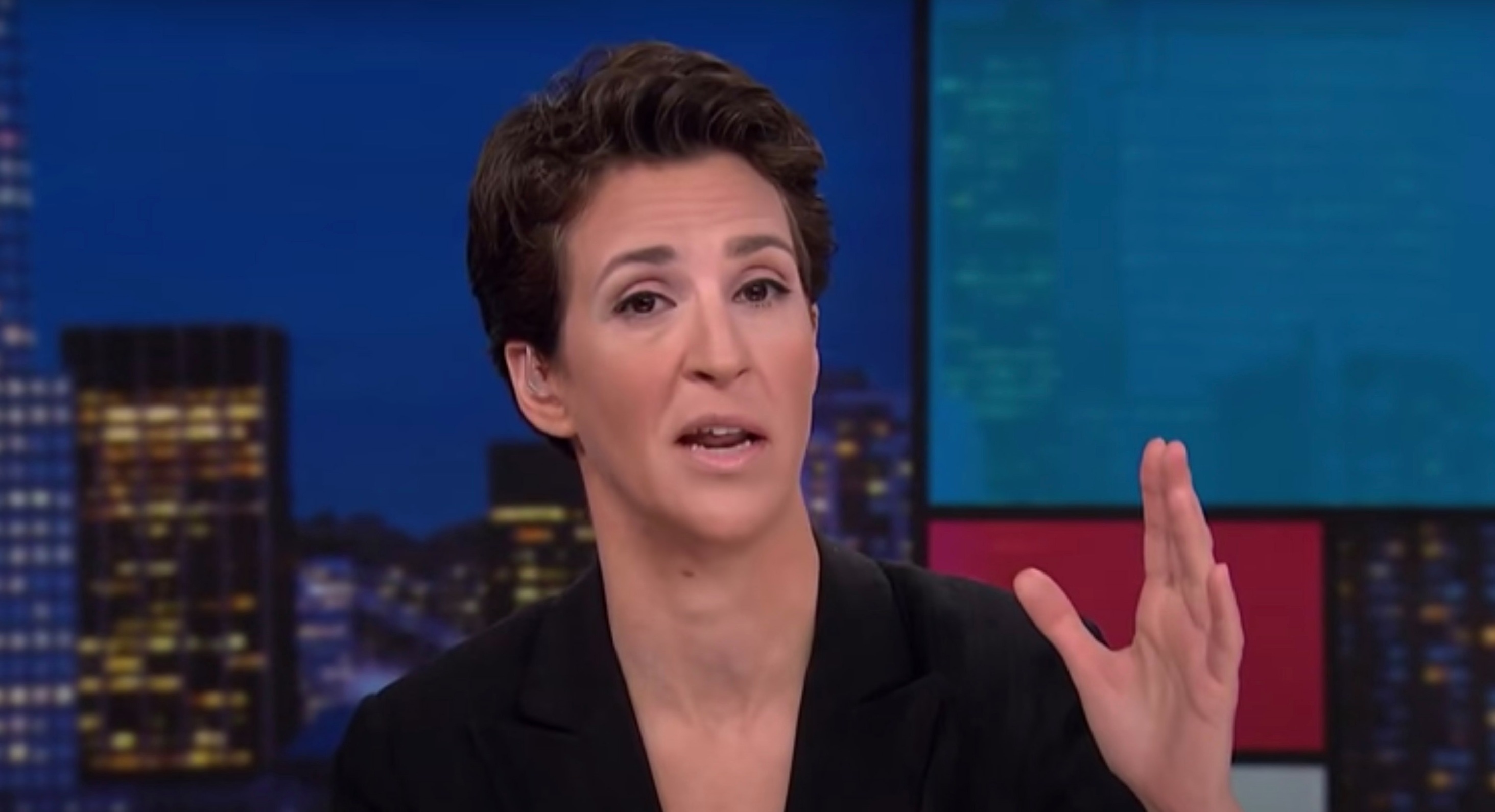 Rachel Maddow used Obama-era pictures to slam Trump