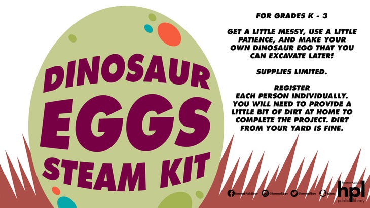 Dinosaur Eggs - STEAM Kit