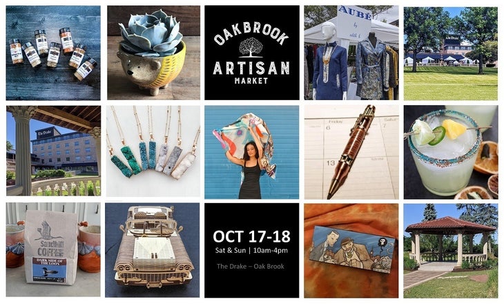 Oak Brook Artisan Market - Sat & Sun, Oct 17-18 (10am-4pm)
