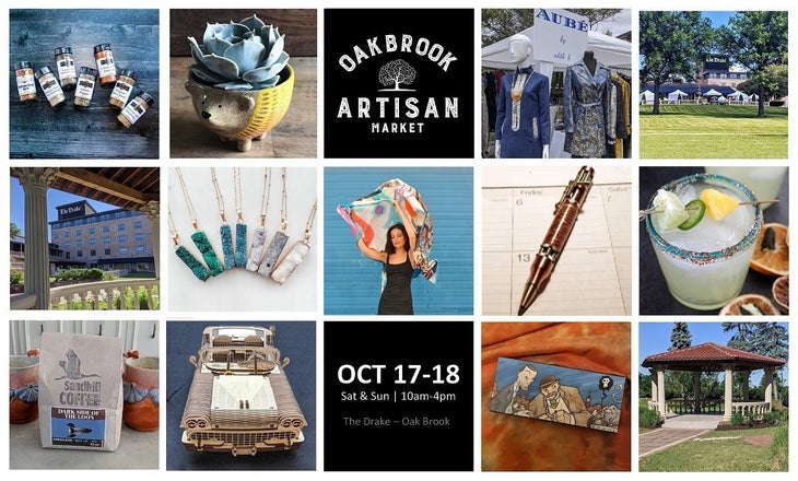 Oak Brook Artisan Market - Sat & Sun, Oct 17-18 (10am-4pm)