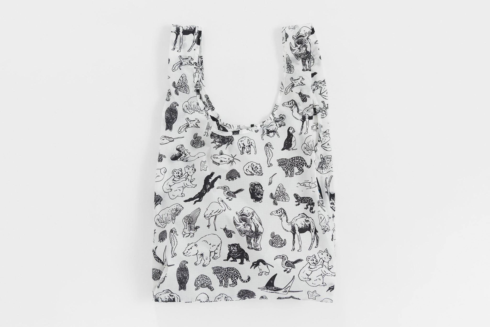 A Jason Polan designed Baggu tote bag.