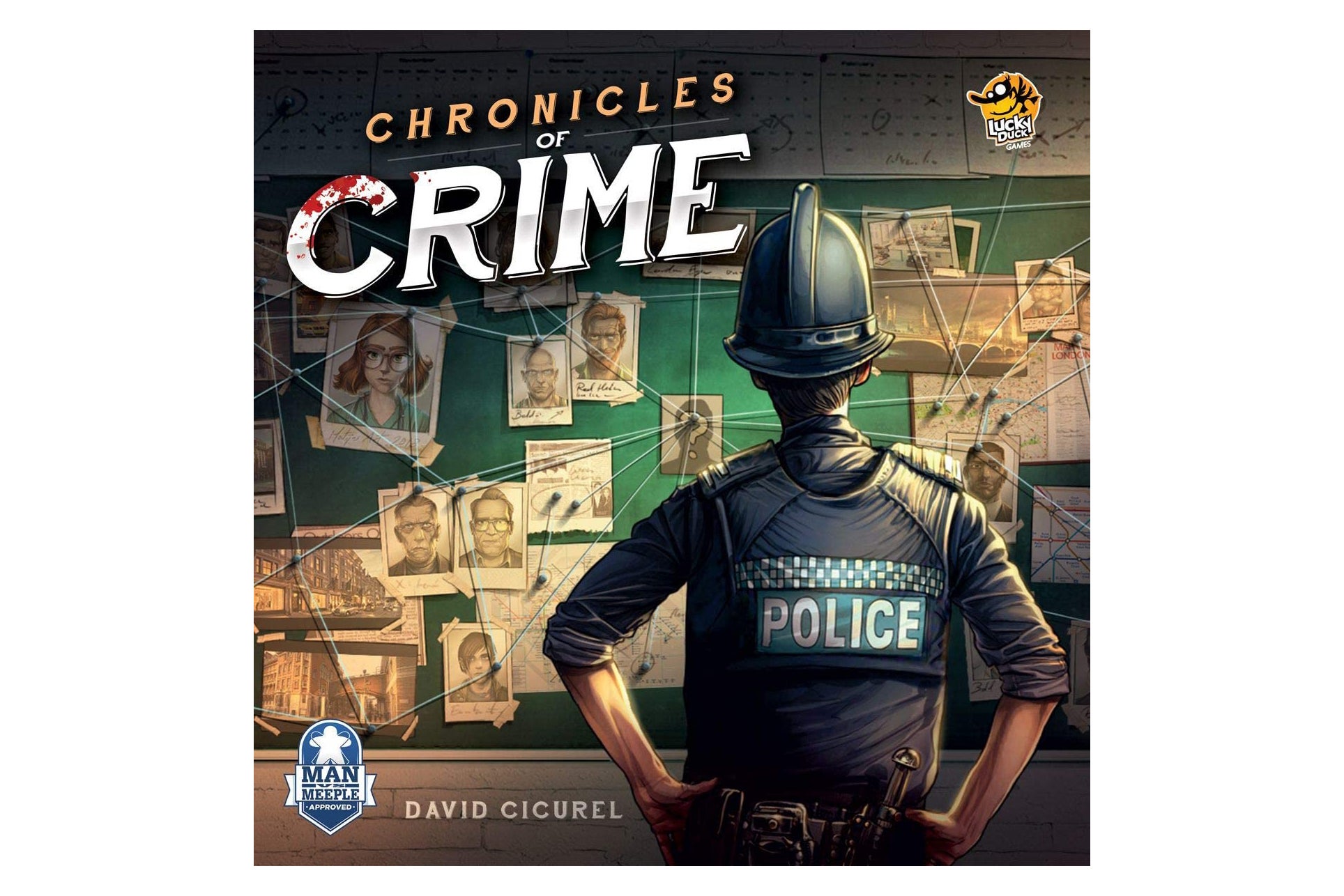 The Chronicles of Crime board game box.